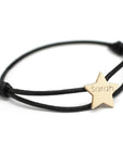 Bracelet personnalisé - Cordon Etoile