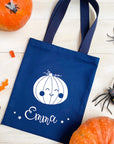 Tote bag Halloween - Personnalisation phosphorescente