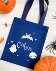 Tote bag Halloween - Personnalisation phosphorescente
