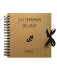 Album photo personnalisé en Kraft - Cadeau Baptême et Communion