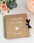 Album photo personnalisé en Kraft - Cadeau Baptême et Communion