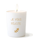 Bougie de Provence parfumée personnalisée - Cadeau mariage