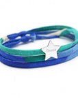 Bracelet personnalisé - Liberty étoile - Argent