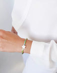 Bracelet personnalisé - Liberty étoile - Argent