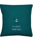 Coussin en lin personnalisé - Cadeau fête des mères