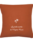 Coussin en lin personnalisé - Cadeau fête des mères