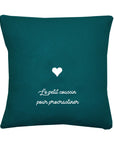 Coussin en lin personnalisé - Cadeau fête des mères