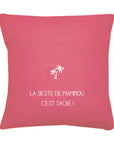 Coussin en lin personnalisé - Cadeau fête des mères