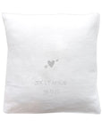 Coussin en lin personnalisé - Cadeau de mariage