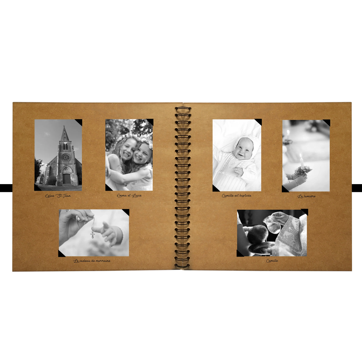 Album photo personnalisé en Kraft
