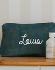 Trousse personnalisée velours côtelé