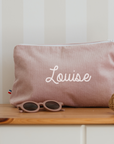 Trousse personnalisée velours côtelé - Cadeau maîtresse
