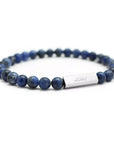 Bracelet homme personnalisé - Perles Sodalites