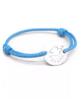Bracelet personnalisé - Mini Jeton Colombe Argent