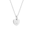 Collier personnalisé - Mini charm cœur - Argent - Plaqué or