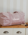 Sac de week-end personnalisé - Velours côtelé