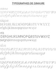 Typographies de Gravure