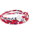 Bracelet personnalisé - Liberty trèfle - Argent ou Plaqué or