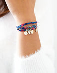 Bracelet personnalisé - Liberty mini charms - Plaqué Or