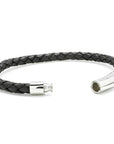Bracelet homme personnalisé acier & cuir - L'épicurien