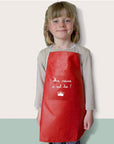 Tablier de cuisine enfant personnalisé - Lin enduit