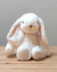 Doudou lapin personnalisé Crème