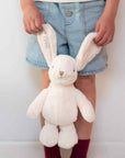Doudou lapin personnalisé Crème