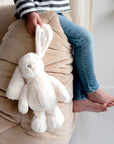Doudou lapin personnalisé Crème