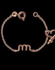 Bracelet personnalisé - Minuscule sur chaine kids