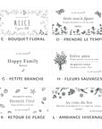 Bougie parfumée personnalisée - Modèle mariage