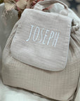 Sac à dos bébé personnalisé - Modèle Gaze de coton