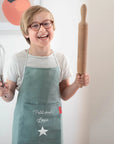 Tablier de cuisine enfant personnalisé - Lin enduit