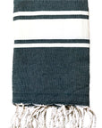 Fouta plate personnalisable - Pétrole