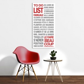 AFFICHE ADHESIVE TO DO LIST...