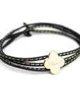 Personalized bracelet - Amazon Clover Gold plated