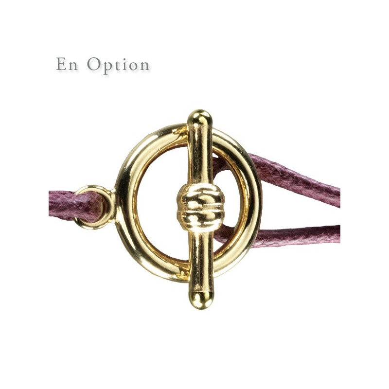 Bracelet personnalisé Plaqué Or - Accroche Cœur Charm