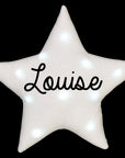 Personalized glitter star night light with music option