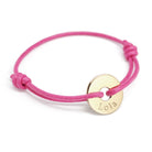 Bracelet personnalisé - Mini Jeton Plaqué or ou Argent