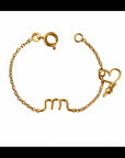 Bracelet personnalisé - Minuscule sur chaine kids