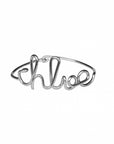 Personalized ring - Word bangle 5 to 6 characters