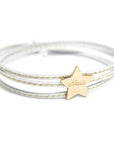 Personalized bracelet - Amazone Etoile Gold plated