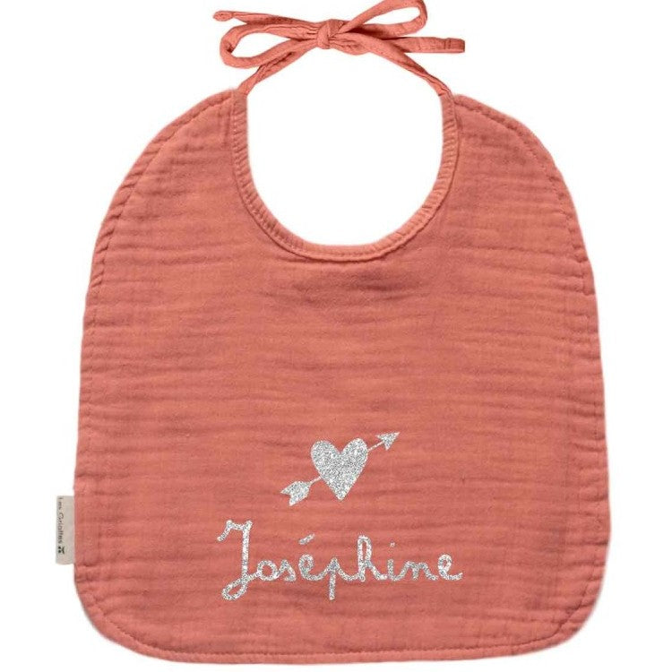 Personalized baby bib - Cotton gauze