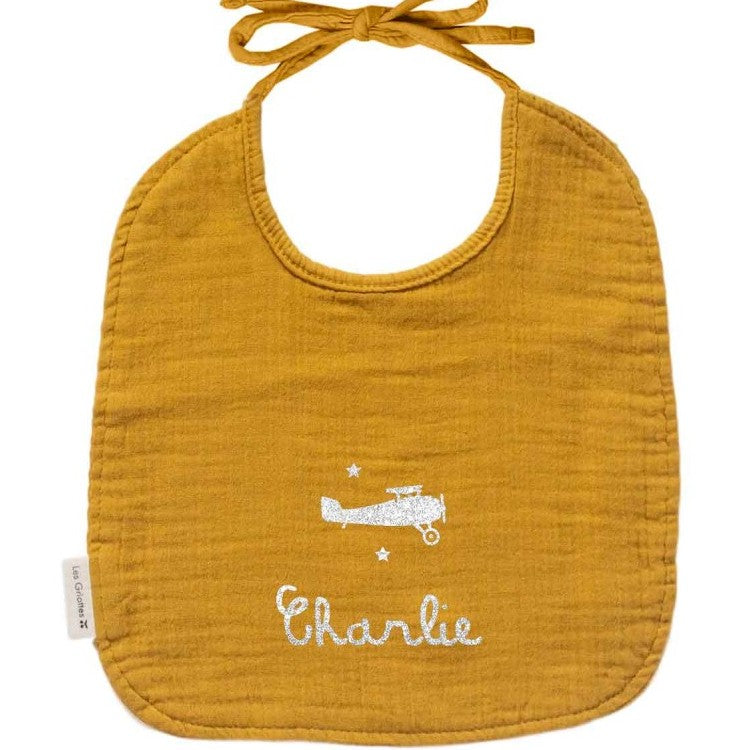 Personalized baby bib - Cotton gauze