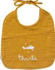 Personalized baby bib - Cotton gauze