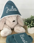 Personalized baby bath cape