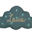 Personalized cloud linen night light with music option