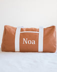 Personalized weekend bag - Linen and cotton