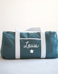 Personalized weekend bag - Linen and cotton