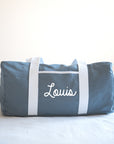 Personalized weekend bag - Linen and cotton