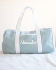 Personalized weekend bag - Linen and cotton